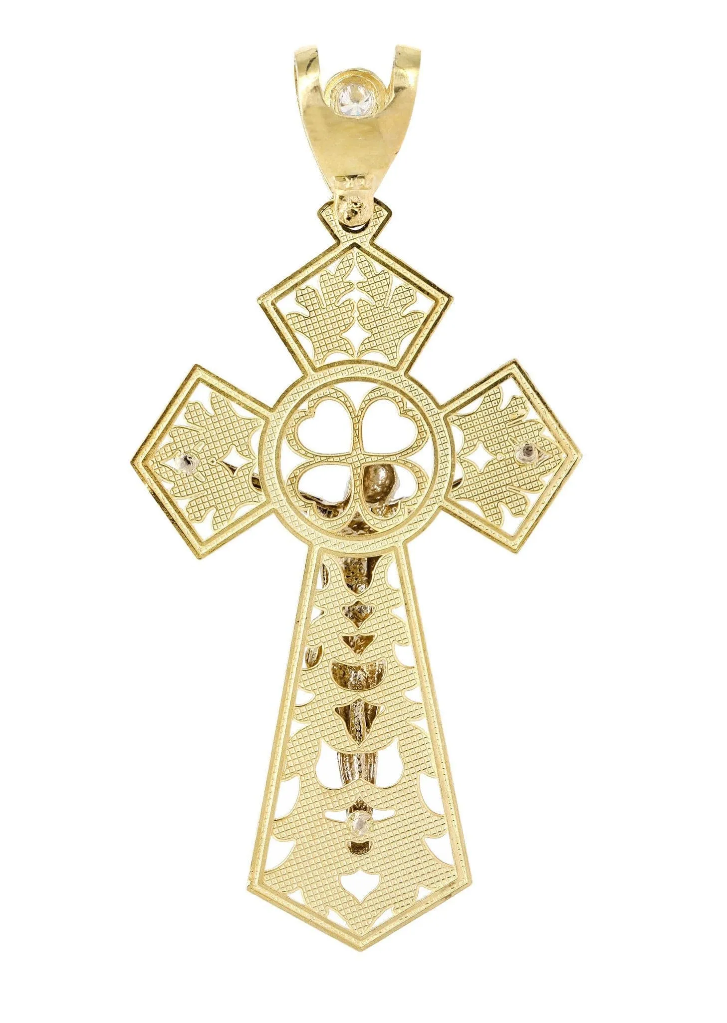 10K Gold Cross / Crucifix Pendant  |  16.7 Grams