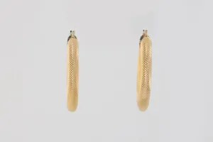 14k Yellow Gold Hoop Earrings (5.00g.)