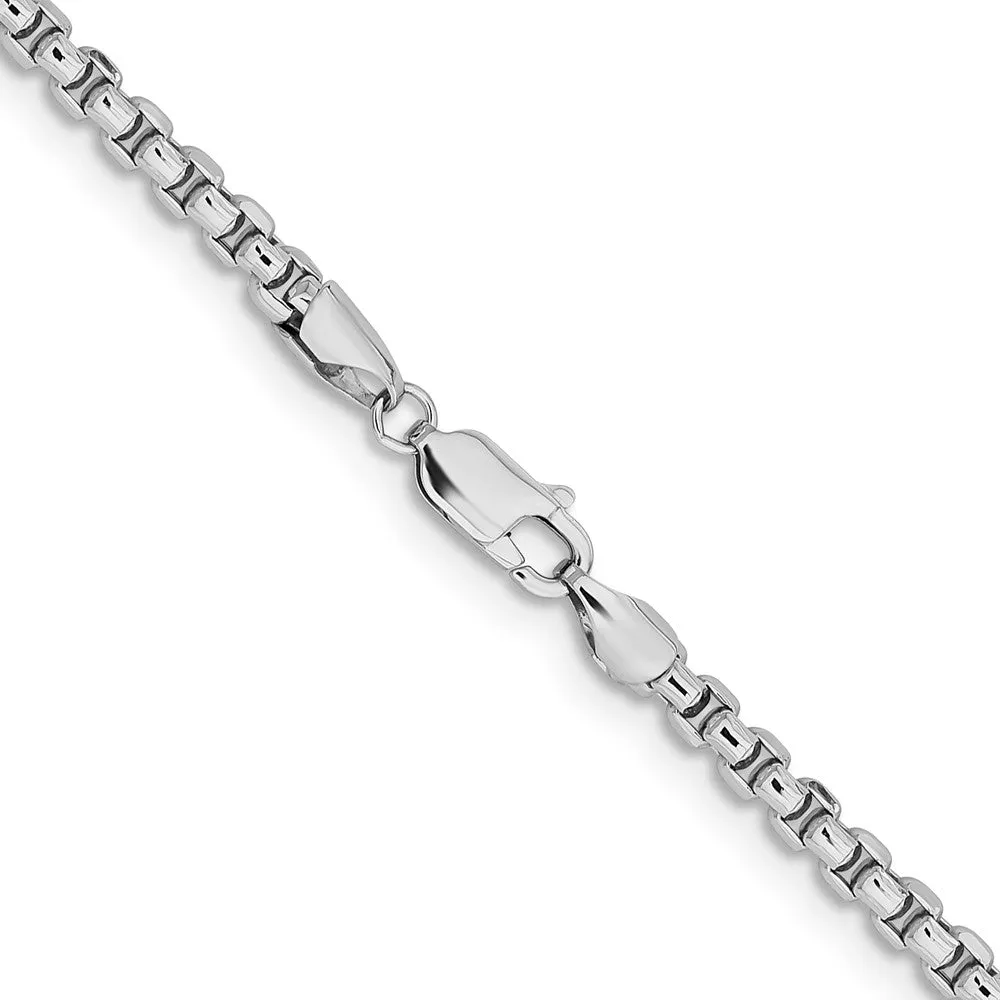 14KT White Gold 24-inch 3.6MM Box Chain