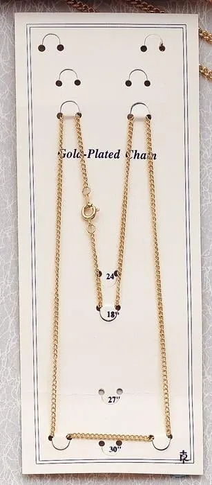 18" Gold Plated Chain