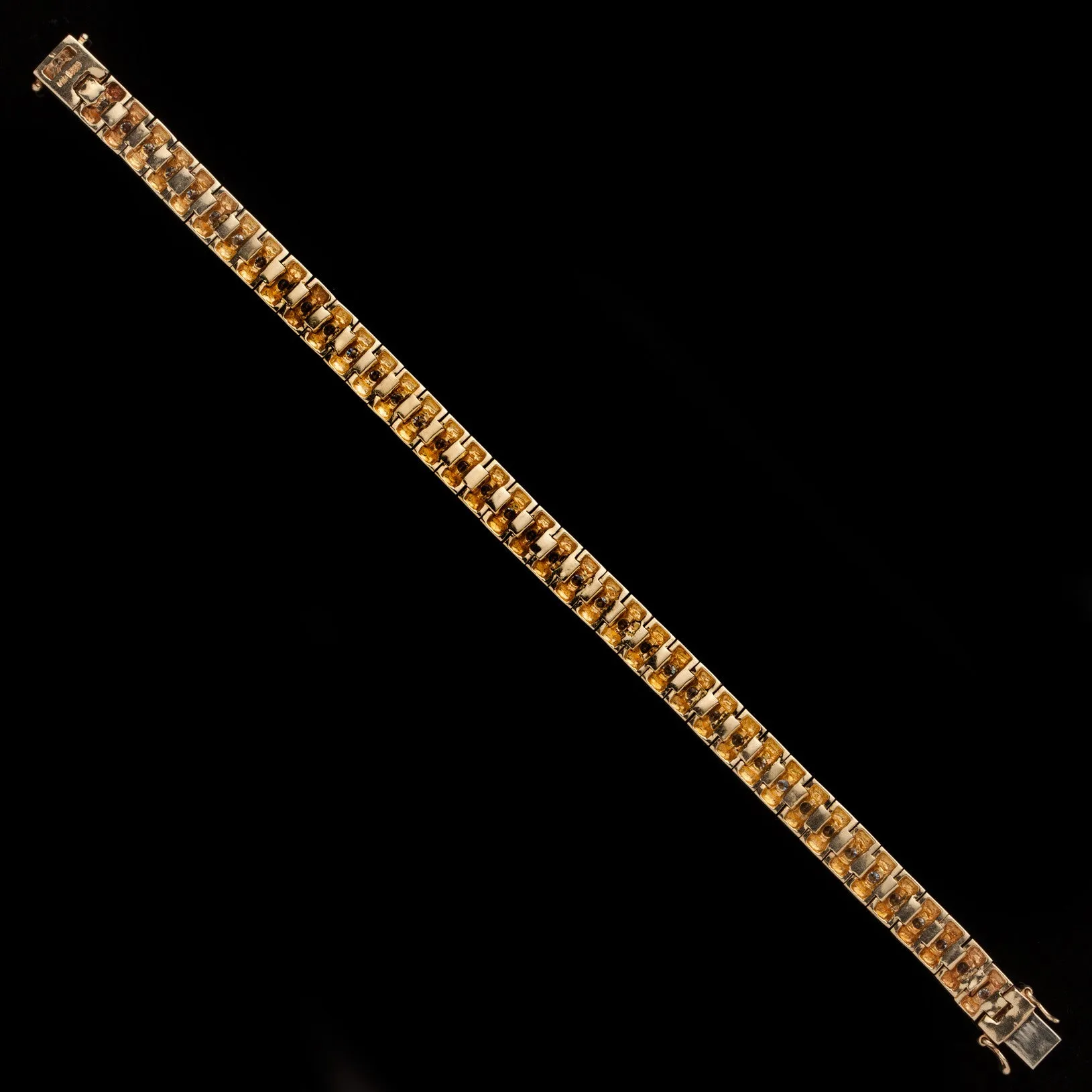 4.30ct tw Diamond Yellow Gold Bracelet