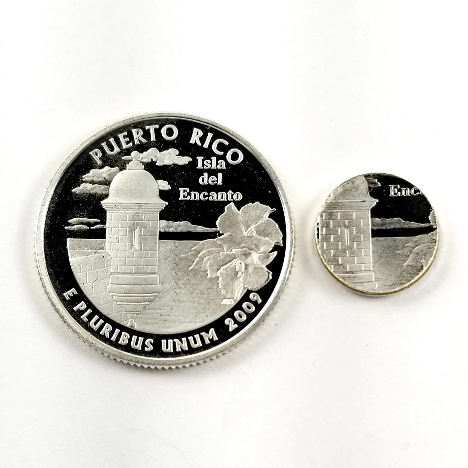 90% Silver Puerto Rico Quarter Ring