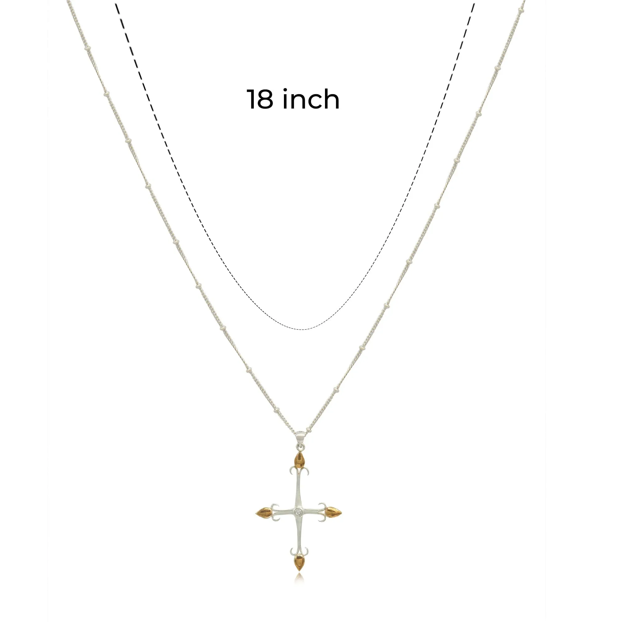 92.5 SILVER Women's CROSS PENDANT