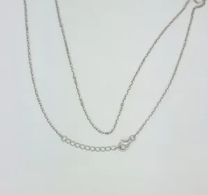 Adjustable 16"/41cm-17"/43cm trace chain for pendants 37681