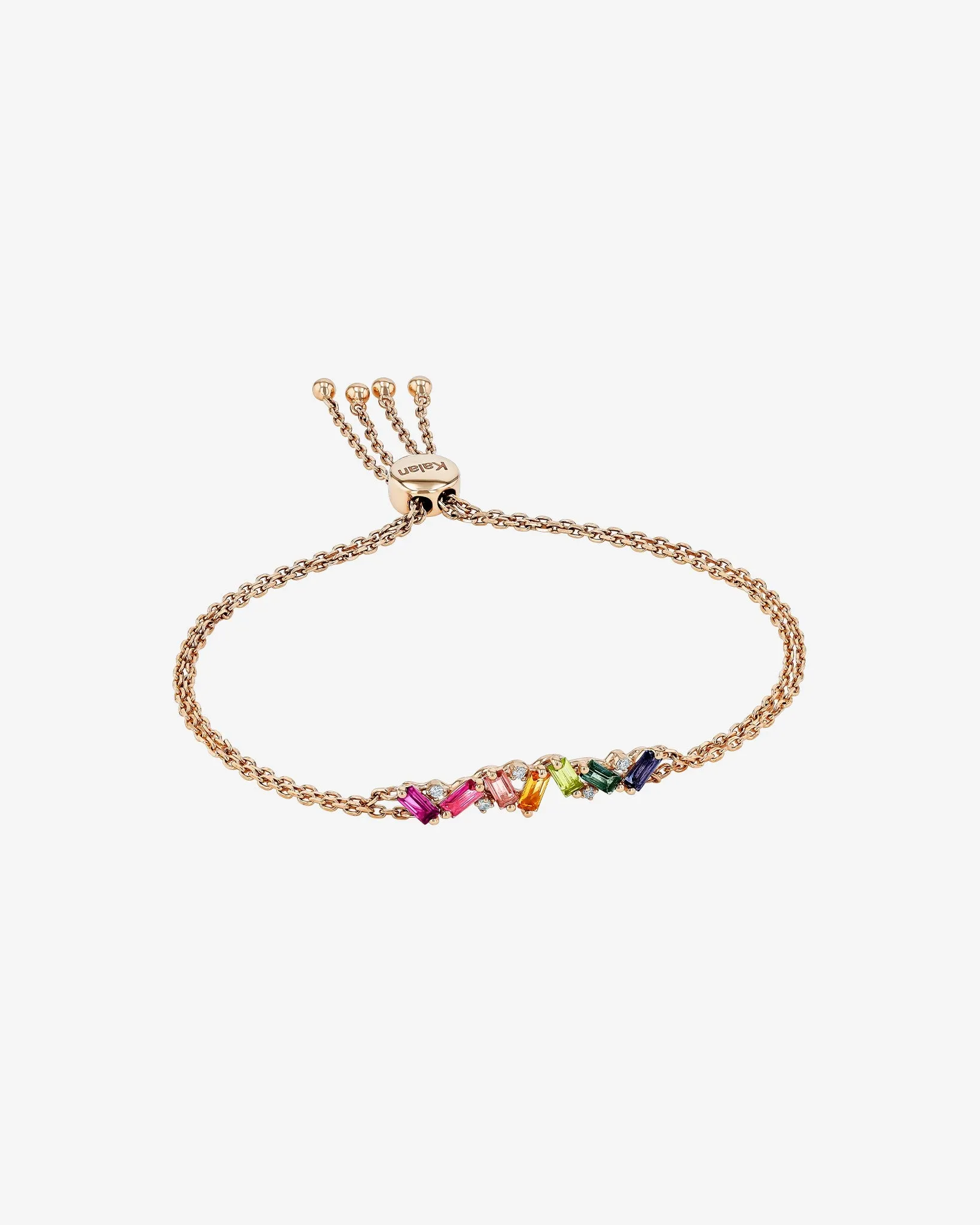 Amalfi Burst Rainbow Bar Pulley Bracelet