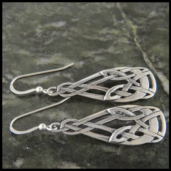 Art Nouveau Earrings in Sterling Silver