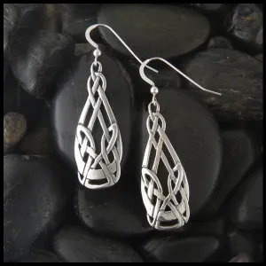 Art Nouveau Earrings in Sterling Silver