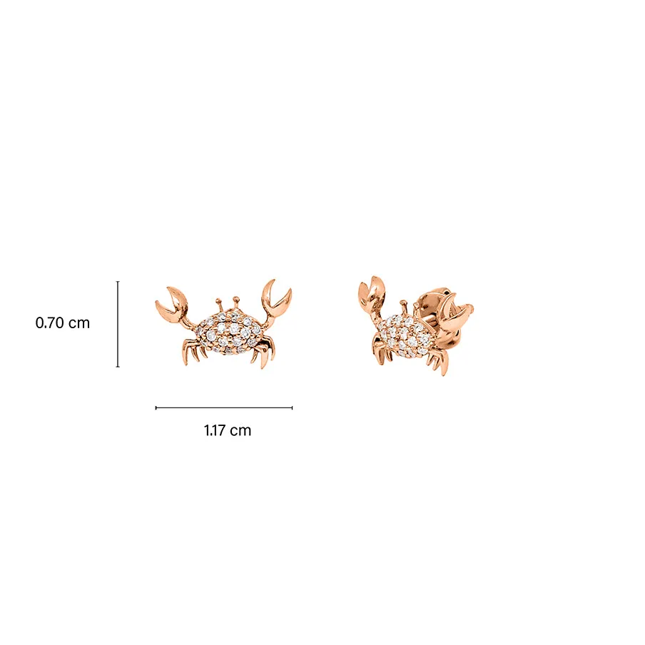 Beach Buzz Round Diamond Earrings