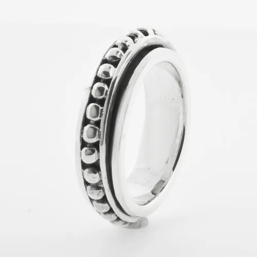 Beaded Spinner Ring