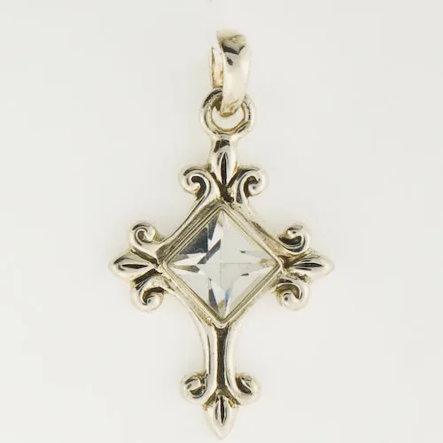 Birthstone Cross Pendants