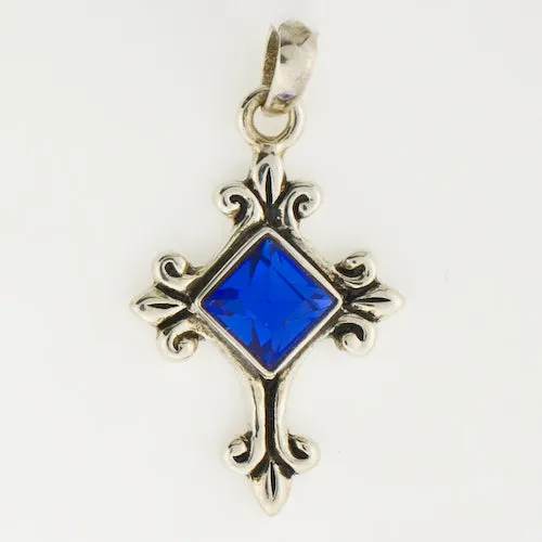 Birthstone Cross Pendants