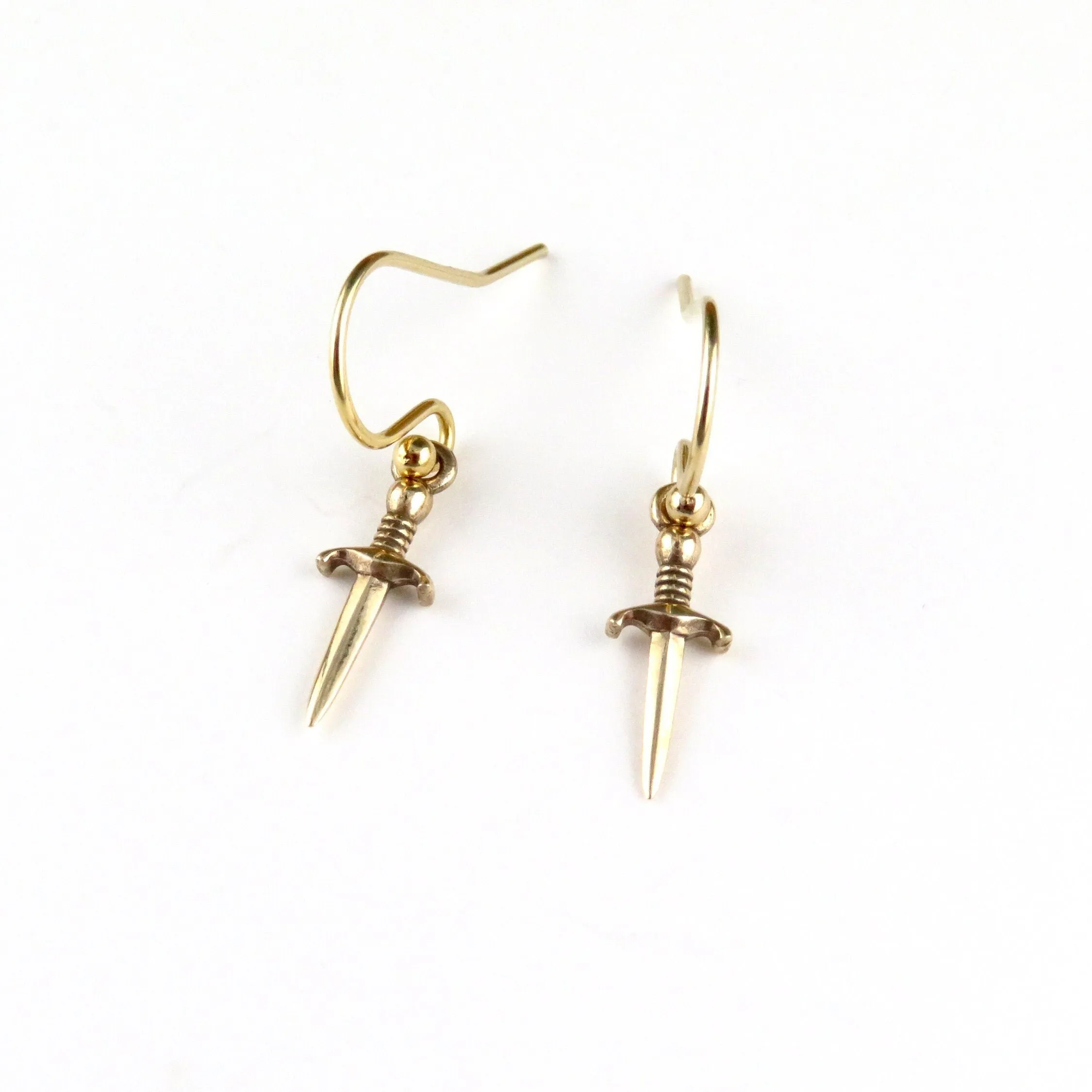 Bronze Dagger Earrings - Small