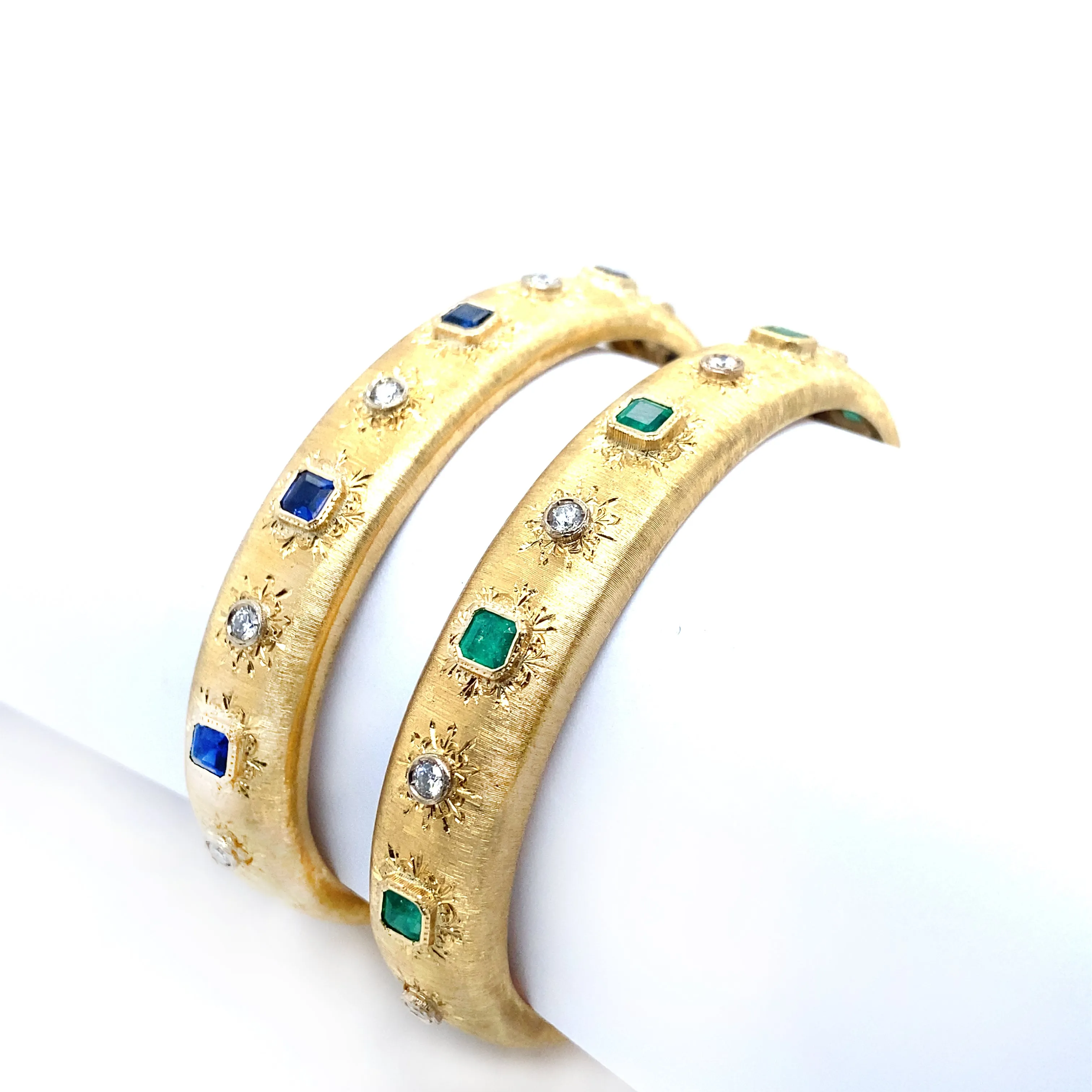 Buccellati gold twin bracelets