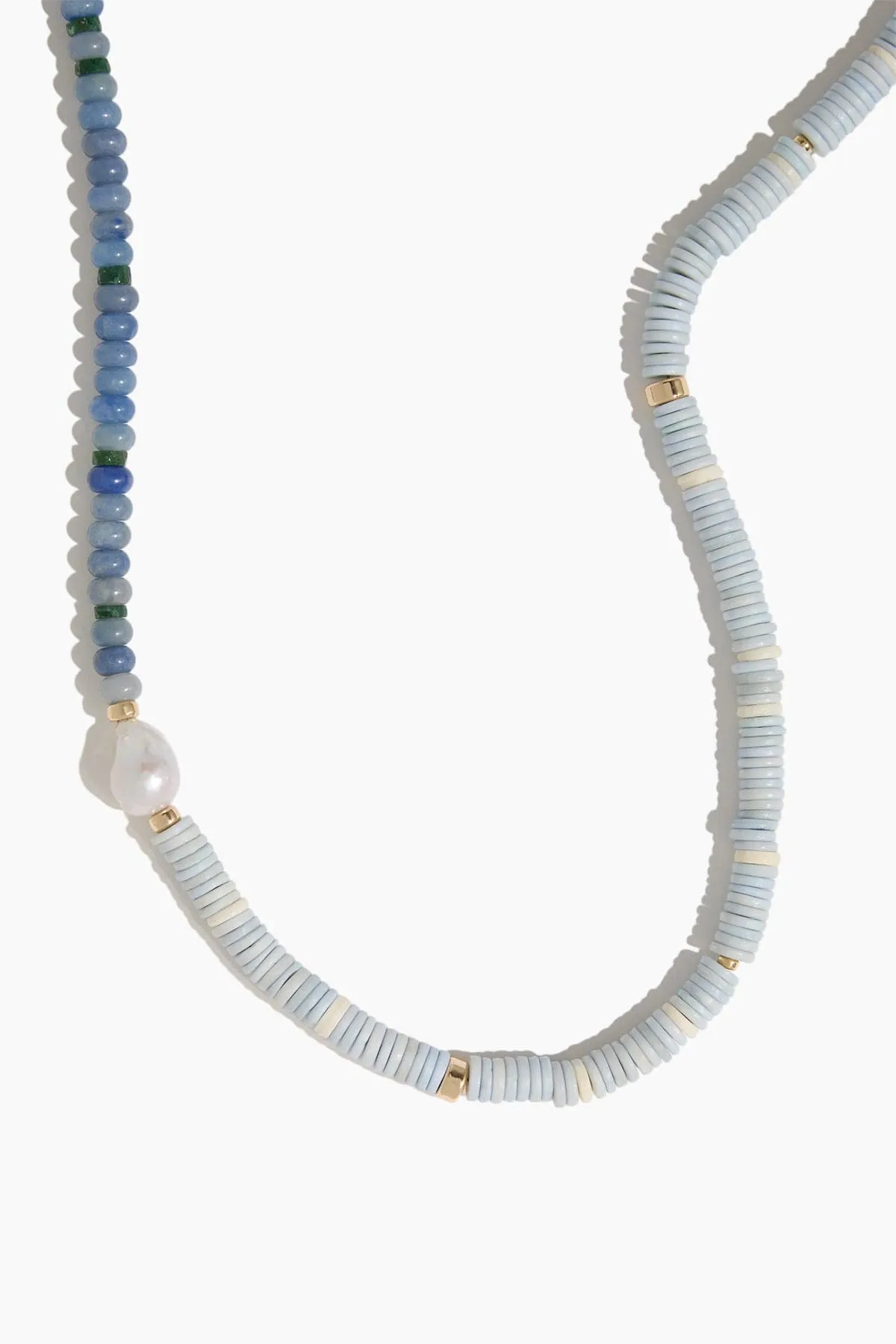 Cabana Necklace in Azure Sky Blue