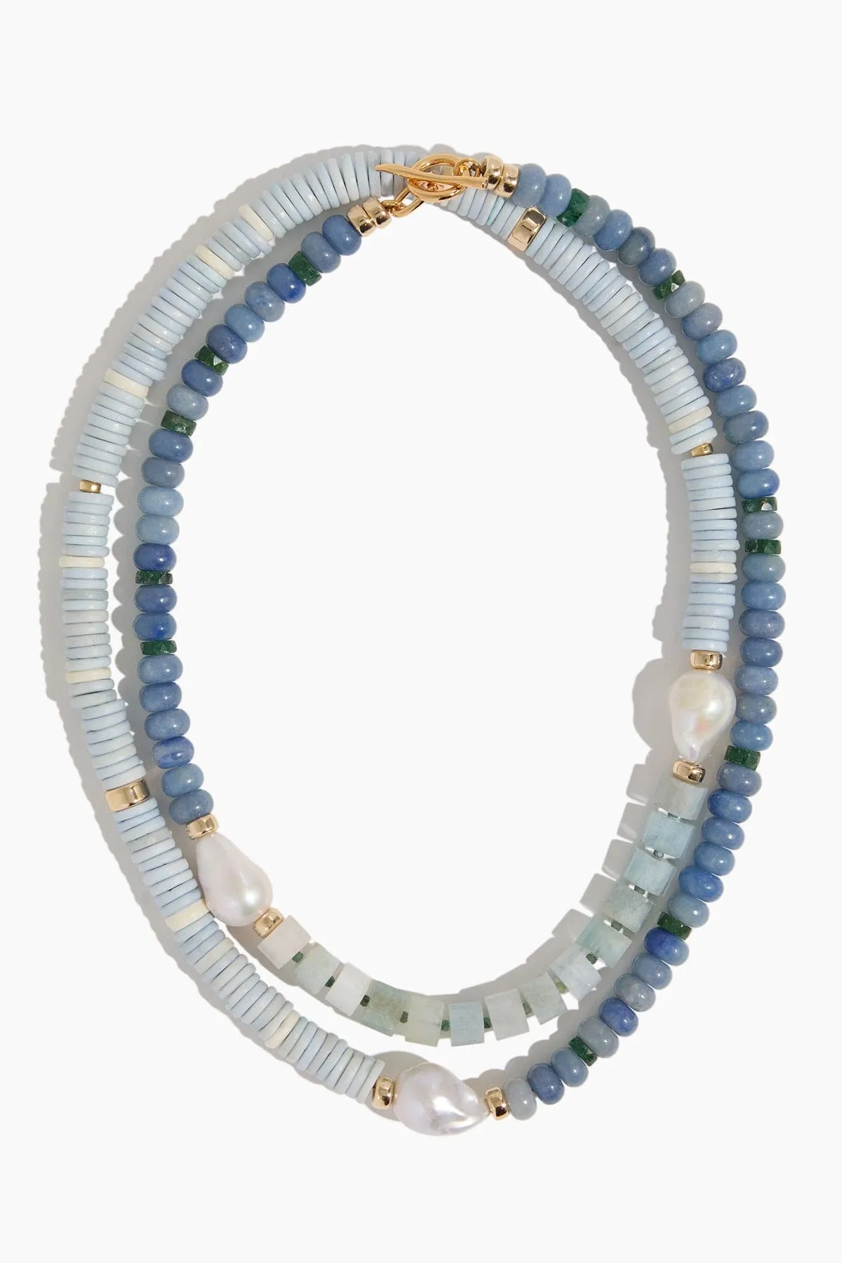 Cabana Necklace in Azure Sky Blue