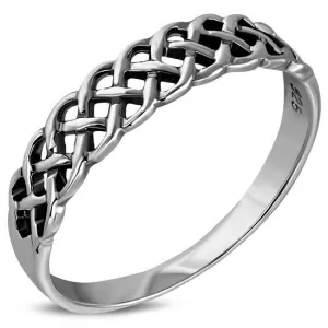 Celtic knot Plain Sterling Silver Ring