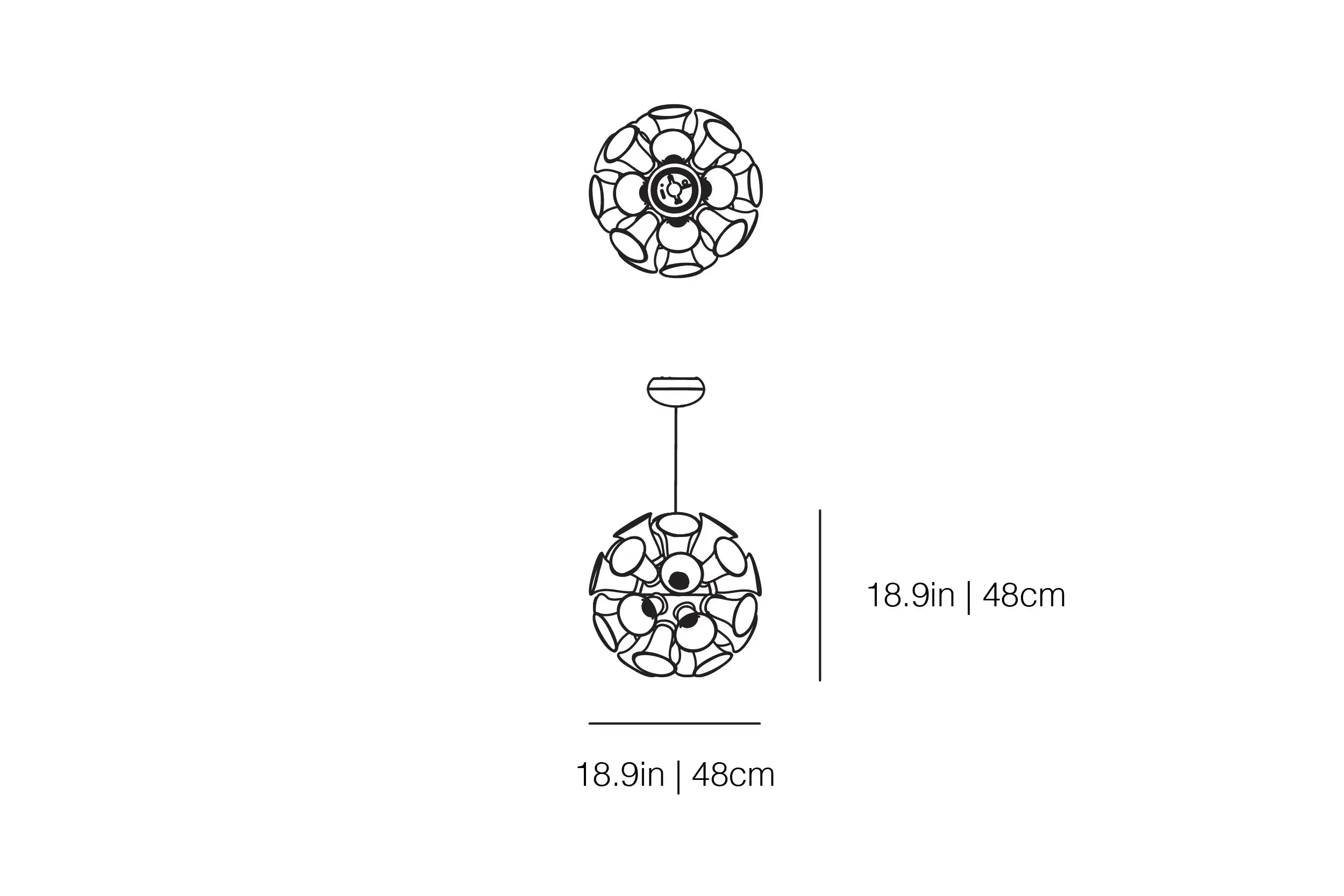 Chalice 24 UL - Suspension Lamp