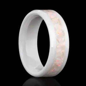 Cherry Blossom Opal Glowstone Ring