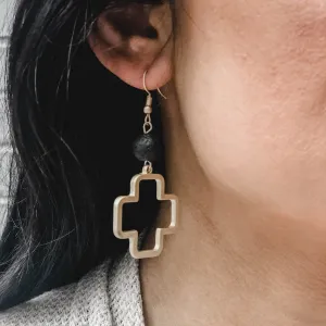 Choose Love Cross Earrings Luna