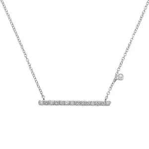 Diamond Bar Necklace