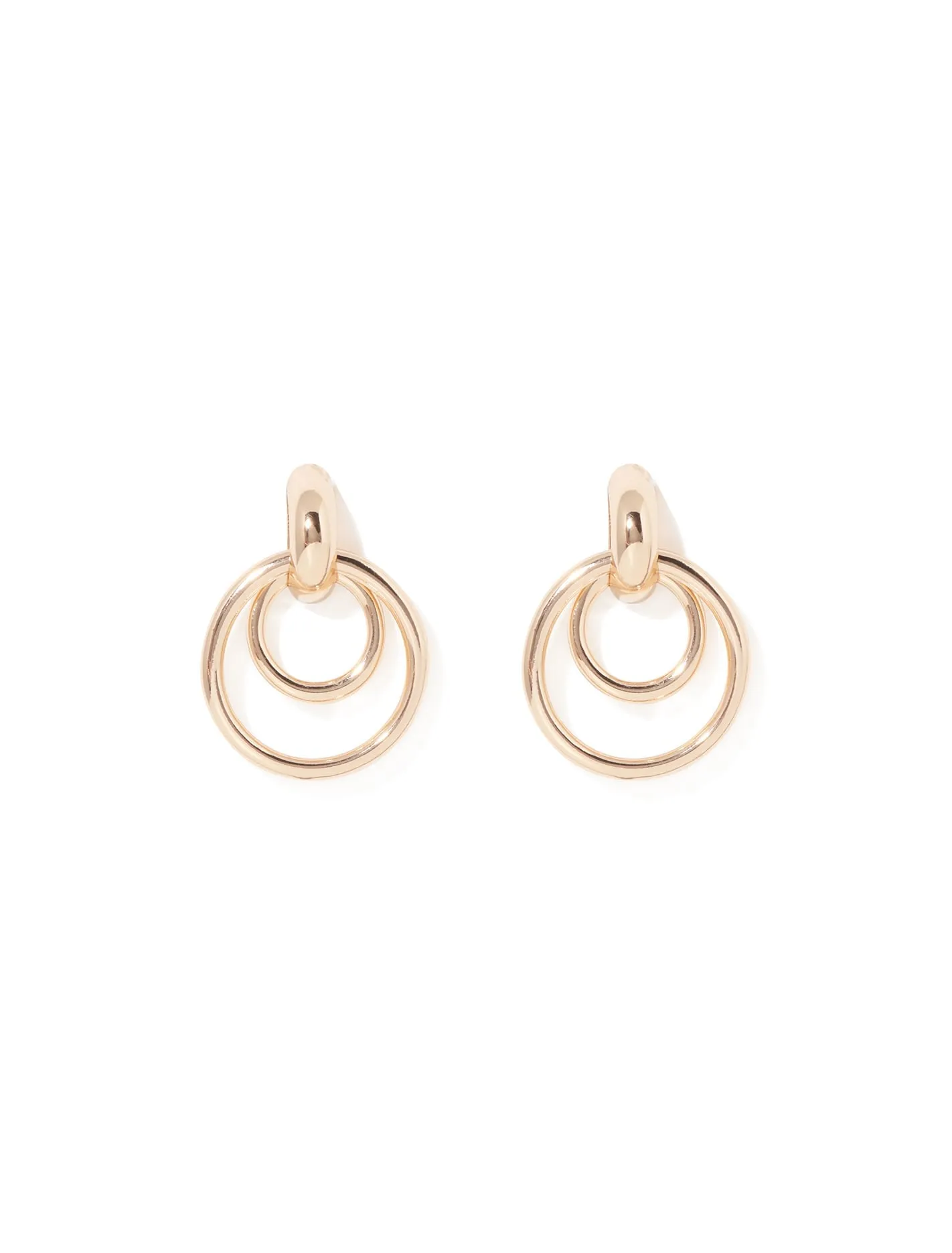 Donna Double Hoop Earrings