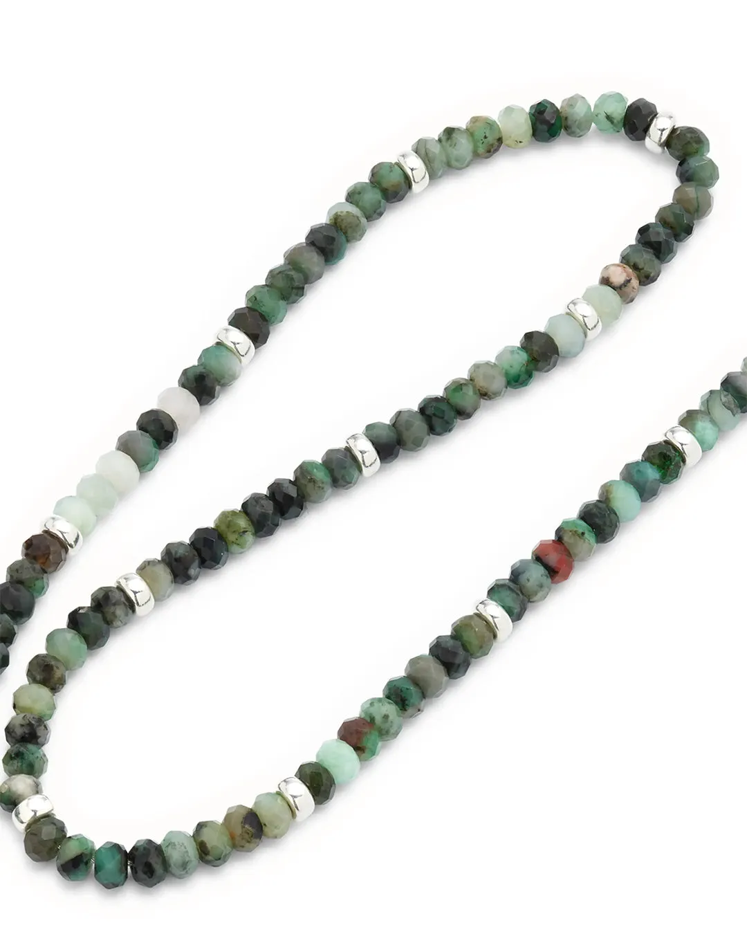 Emerald Beaded Necklace