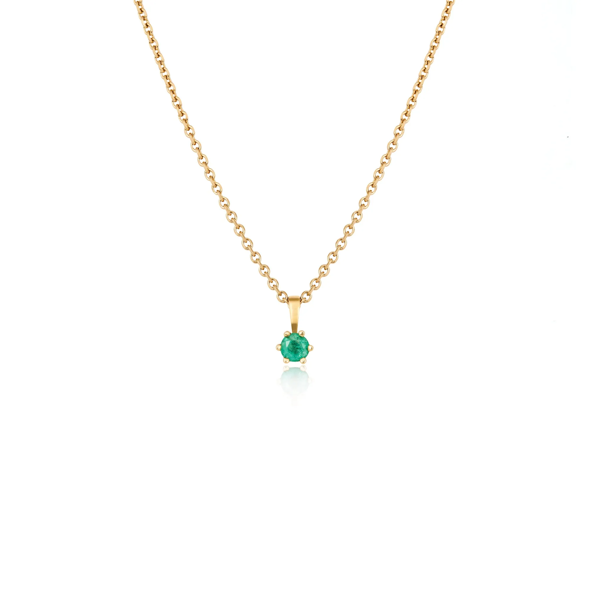 Emerald Pendant Gold