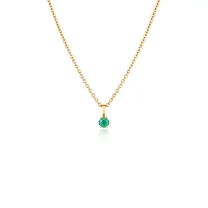 Emerald Pendant Gold