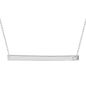 Engravable Bar Necklace