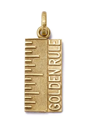 Florentine Finish Golden Rule Pendant