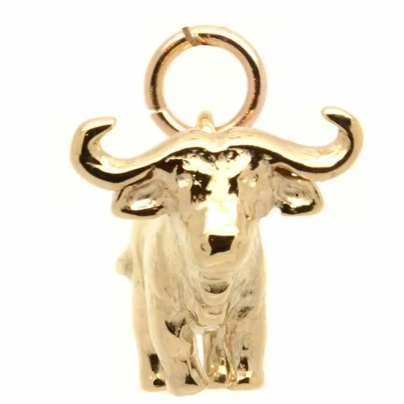 Gold Cape or African Buffalo Charm