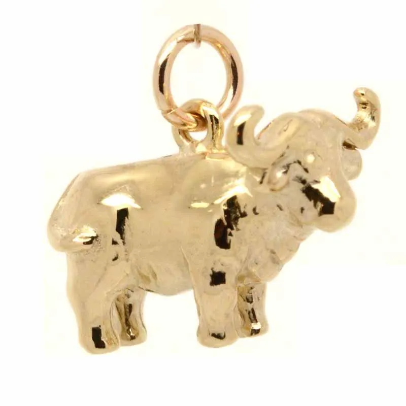 Gold Cape or African Buffalo Charm