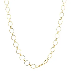 Gold Circle Chain by Mirabelle