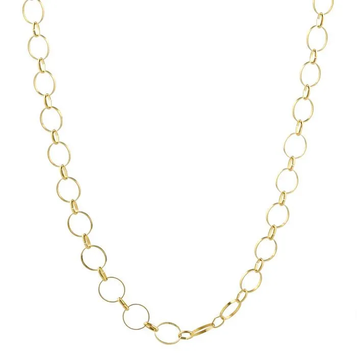 Gold Circle Chain by Mirabelle