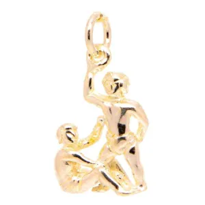 Gold Gemini Charm