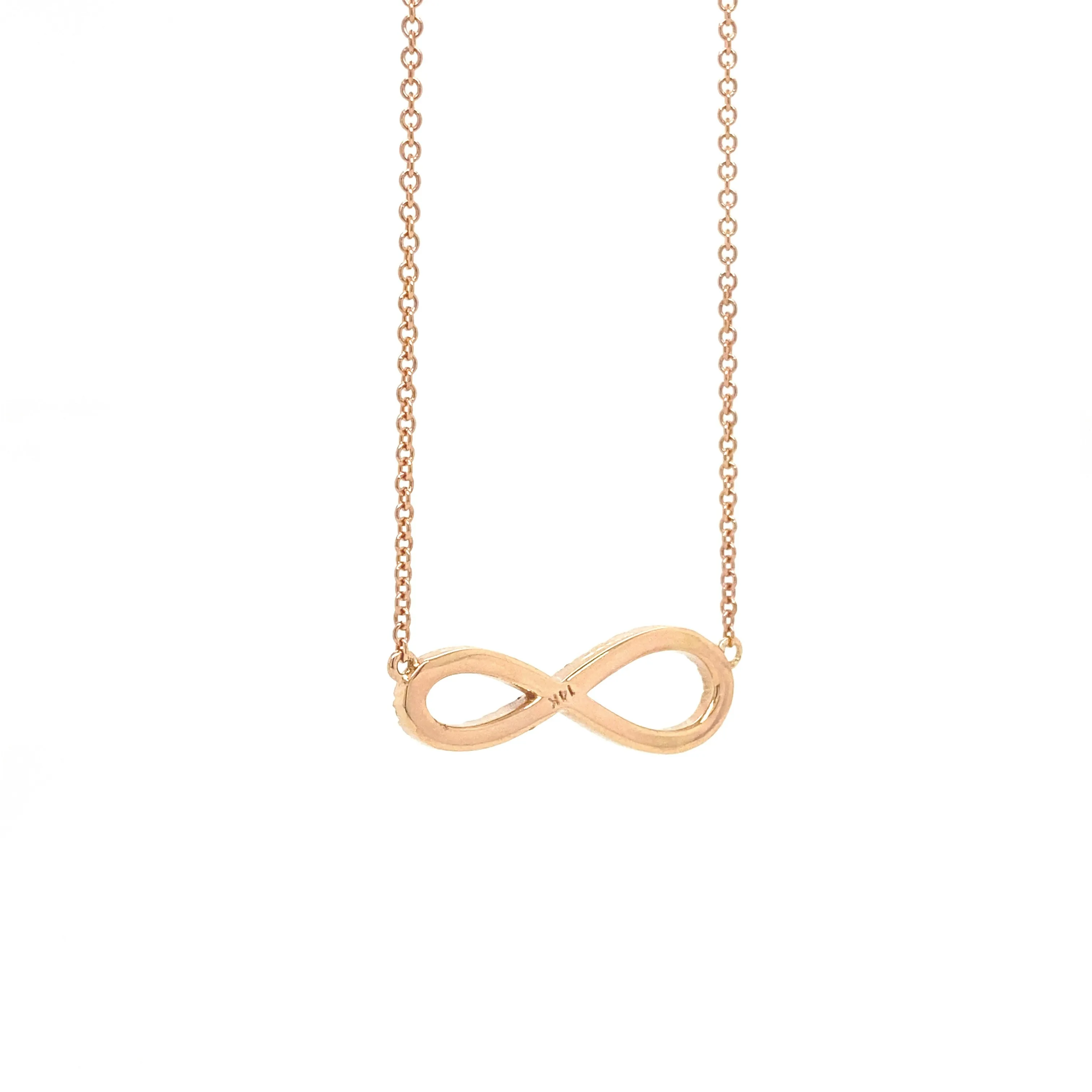 Gold Infinity Pendant P027 INFI