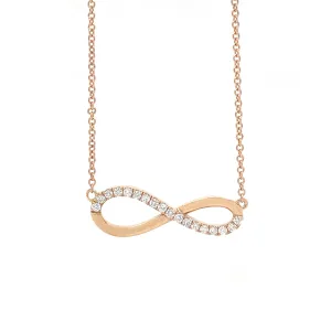 Gold Infinity Pendant P027 INFI