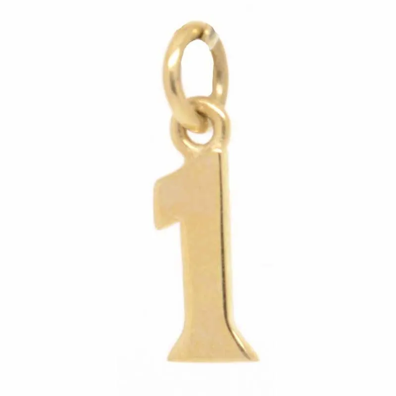 Gold One Charm