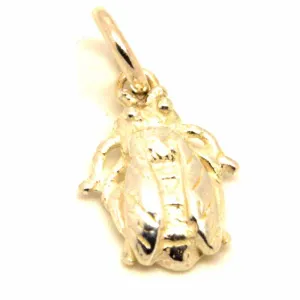 Gold Worker Bee Charm Small Wings closed