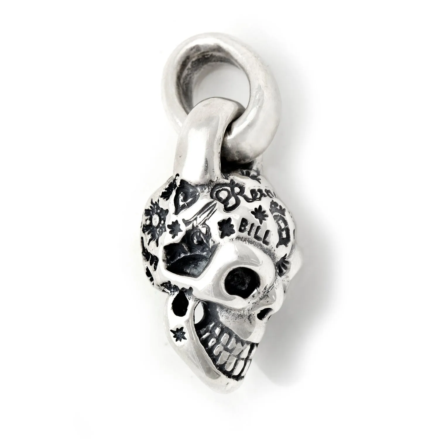 Graffiti Skull Pendant