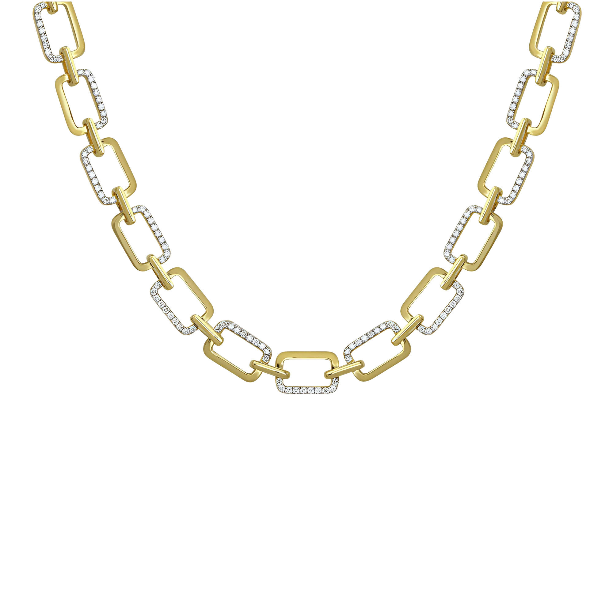 Horizon double-sided statement necklace