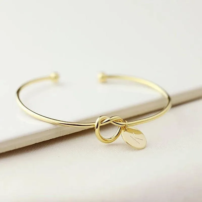 Initial Knot Bracelet