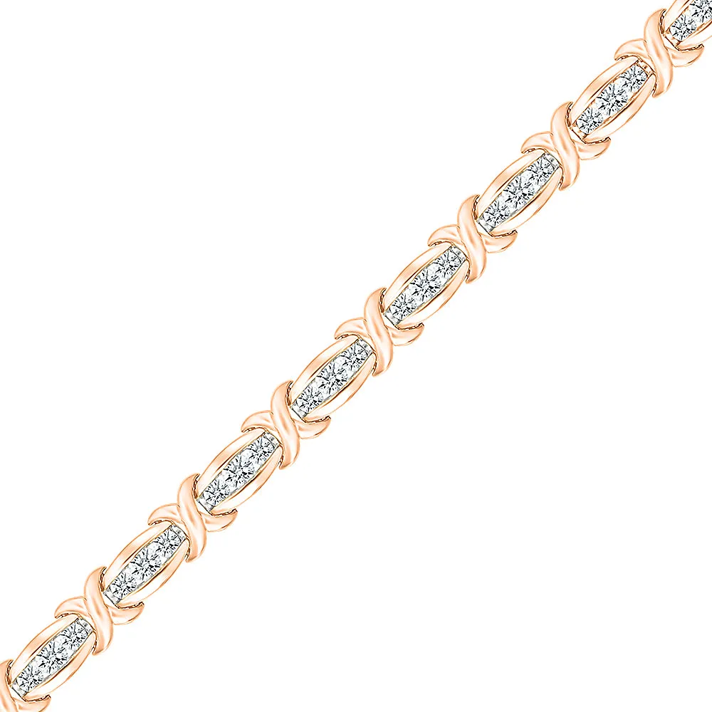 Intertwined Diamond Bracelet