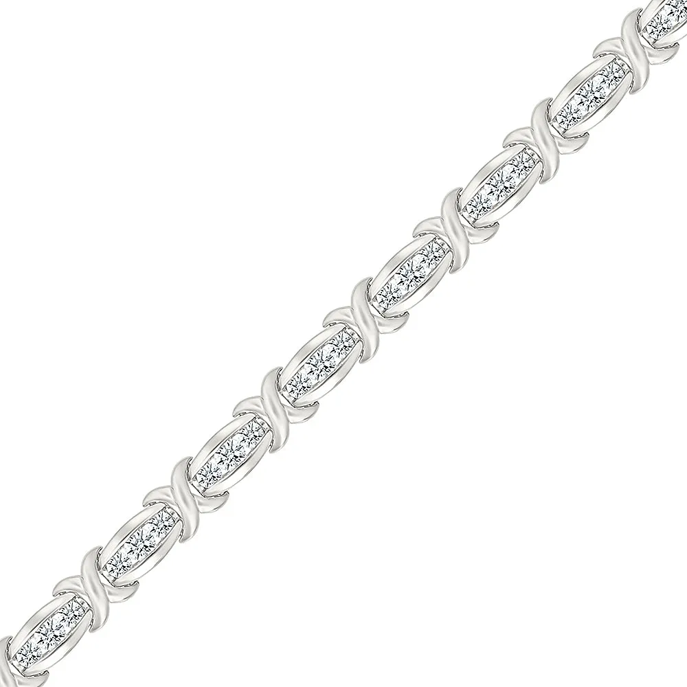 Intertwined Diamond Bracelet