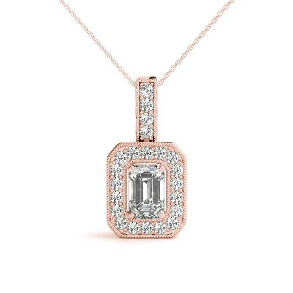 Ladies Halo Pendant 32338