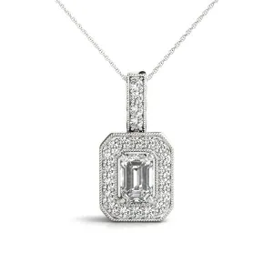 Ladies Halo Pendant 32338