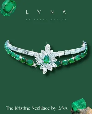 LVNA Signatures “The Kristine” Colombian Emerald Necklace