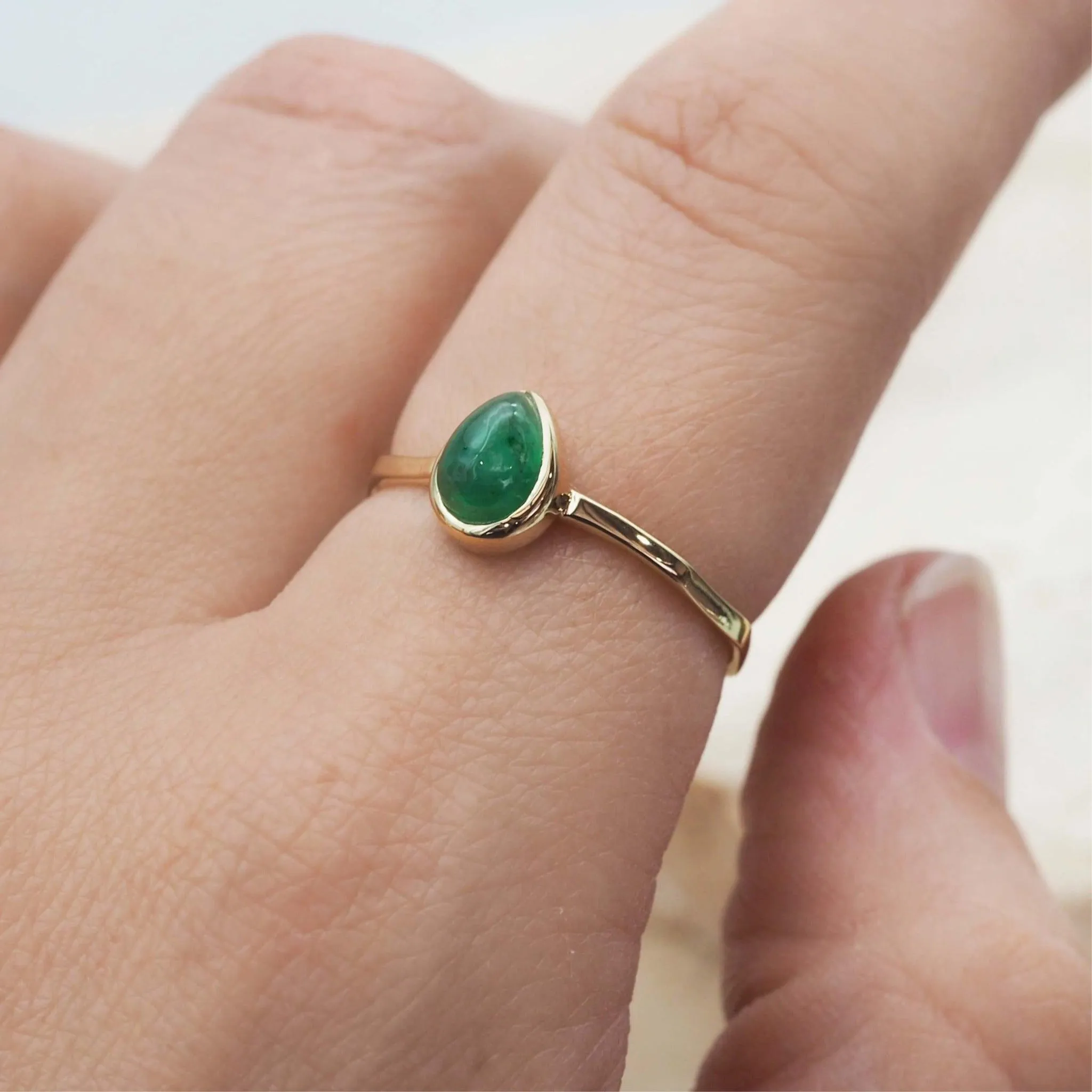 May Birthstone Ring - Emerald