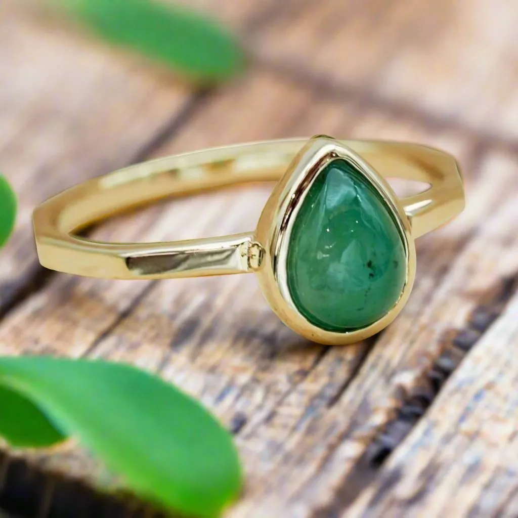 May Birthstone Ring - Emerald