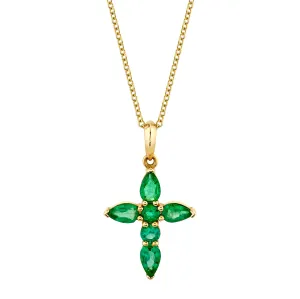 Medium Emerald Faith Pendant